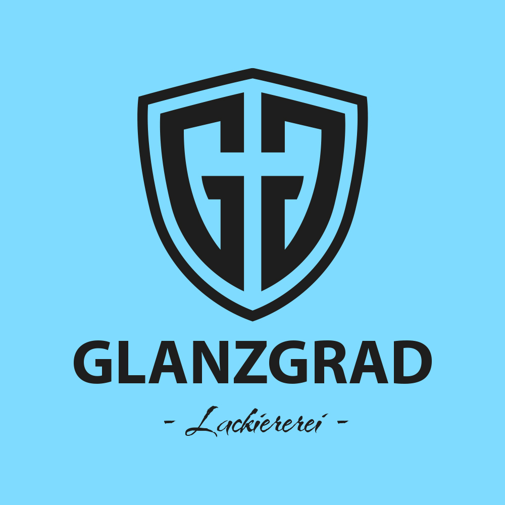 Logoentwicklung für Glanzgrad Lackiererei